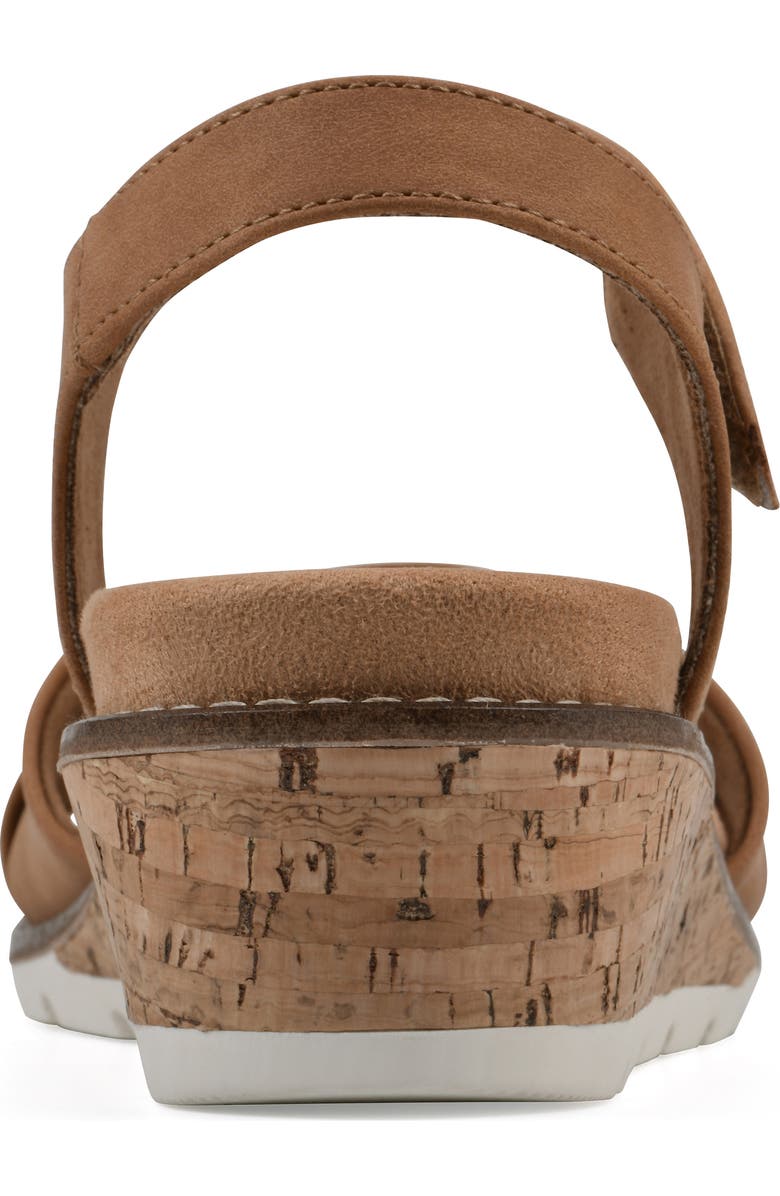CLIFFS BY WHITE MOUNTAIN Tinna Wedge Sandal, Alternate, color, Tan Nubuck