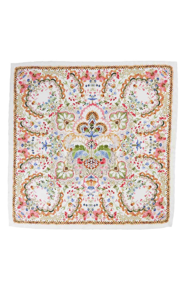 Juliska Sofia Set of 4 Sateen Napkins, Alternate, color, White Multi