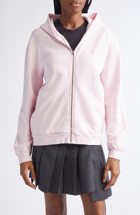 Fupiter Face Patch Fleece Zip Hoodie