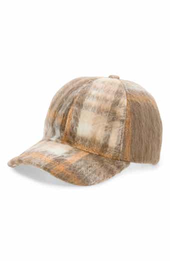 Brushed Plaid Adjustable Baseball Cap