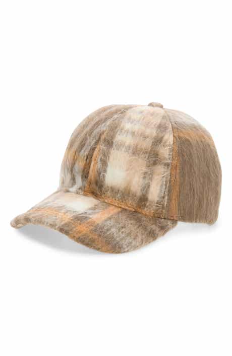 Brushed Plaid Adjustable Baseball Cap