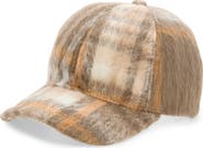 Melrose and Market Brushed Plaid Adjustable Baseball Cap
