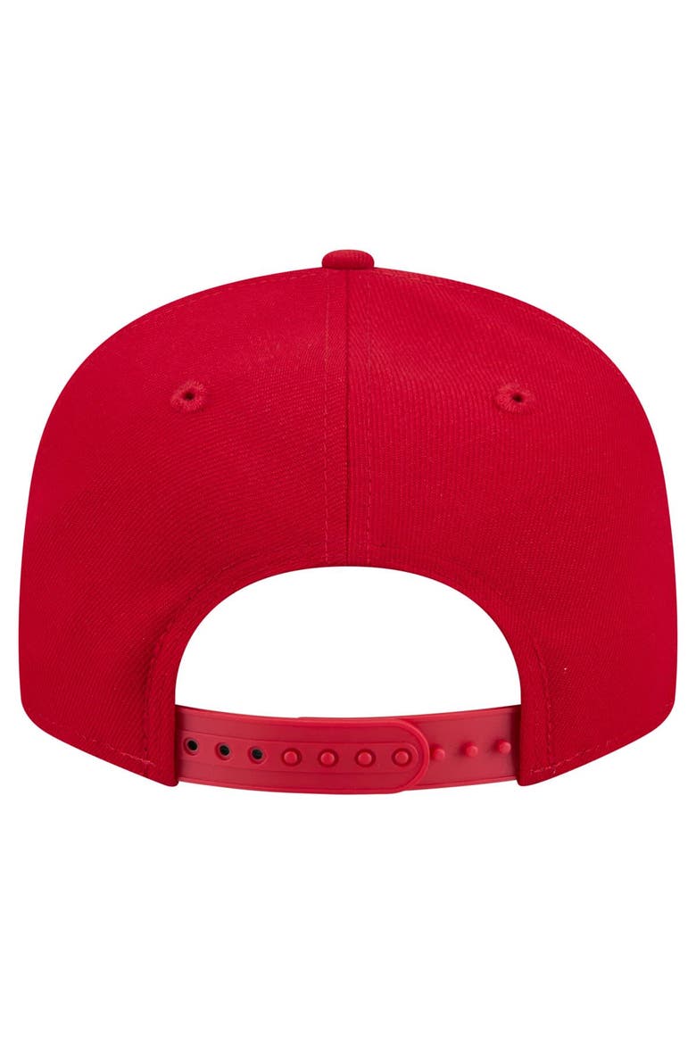 Men's New Era  Red San Francisco 49ers 9FIFTY Snapback Hat, Alternate, color, Red