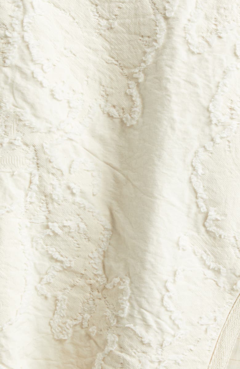 Meruert Tolegen Floral Jacquard Cocoon Coat, Alternate, color, Cotton Jacquard