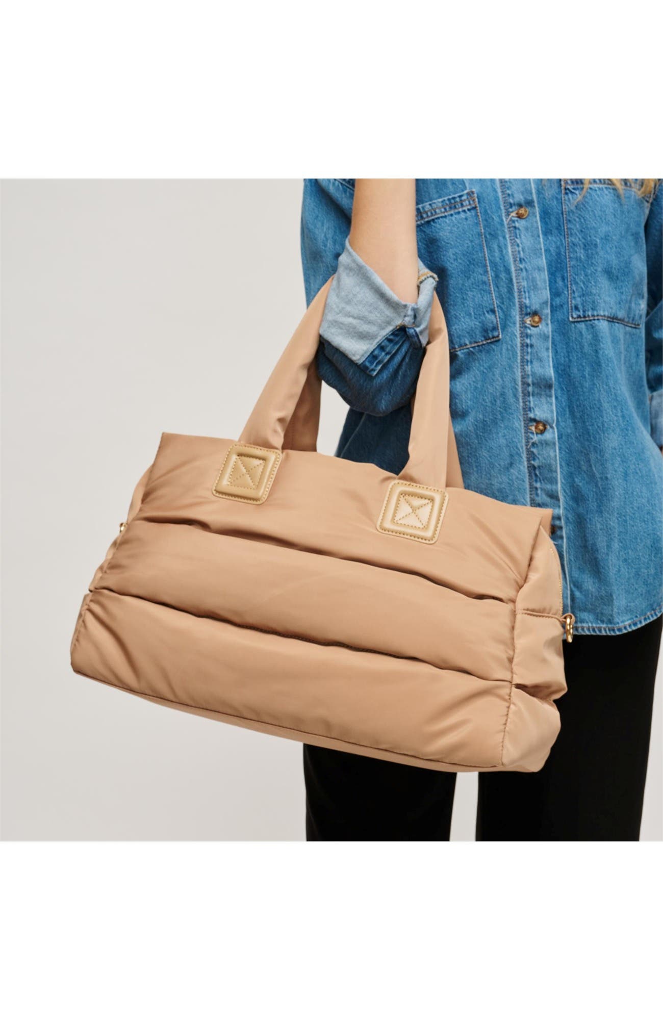 Mia Tote, Alternate, color, Camel
