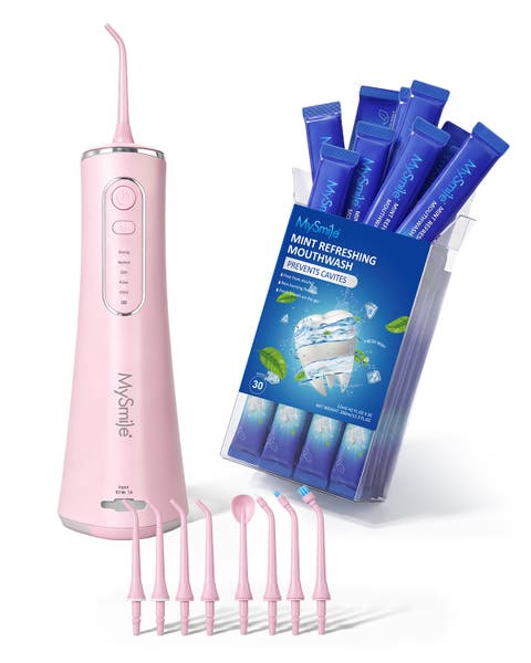 LP211 Water Flosser with 30 Mint Refreshing Mouthwash Bundle