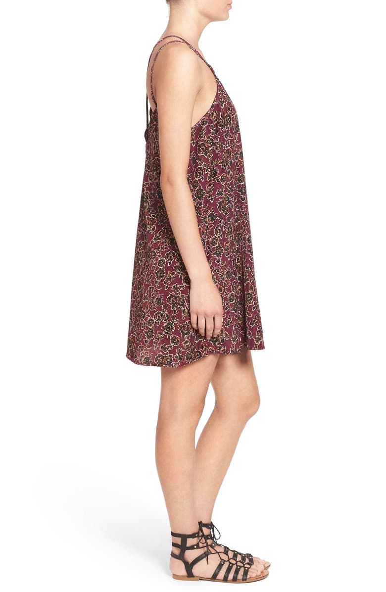 Mimi Chica Square Neck Shift Dress, Alternate, color, 