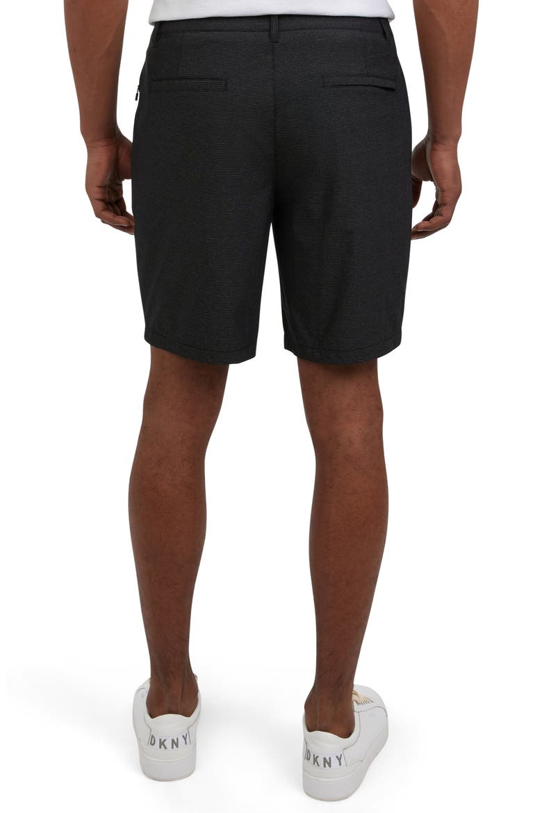 Kelton Tech Chino Shorts, Alternate, color, BLACK