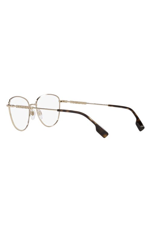 Burberry Virginia 53mm Phantos Optical Glasses In Gold