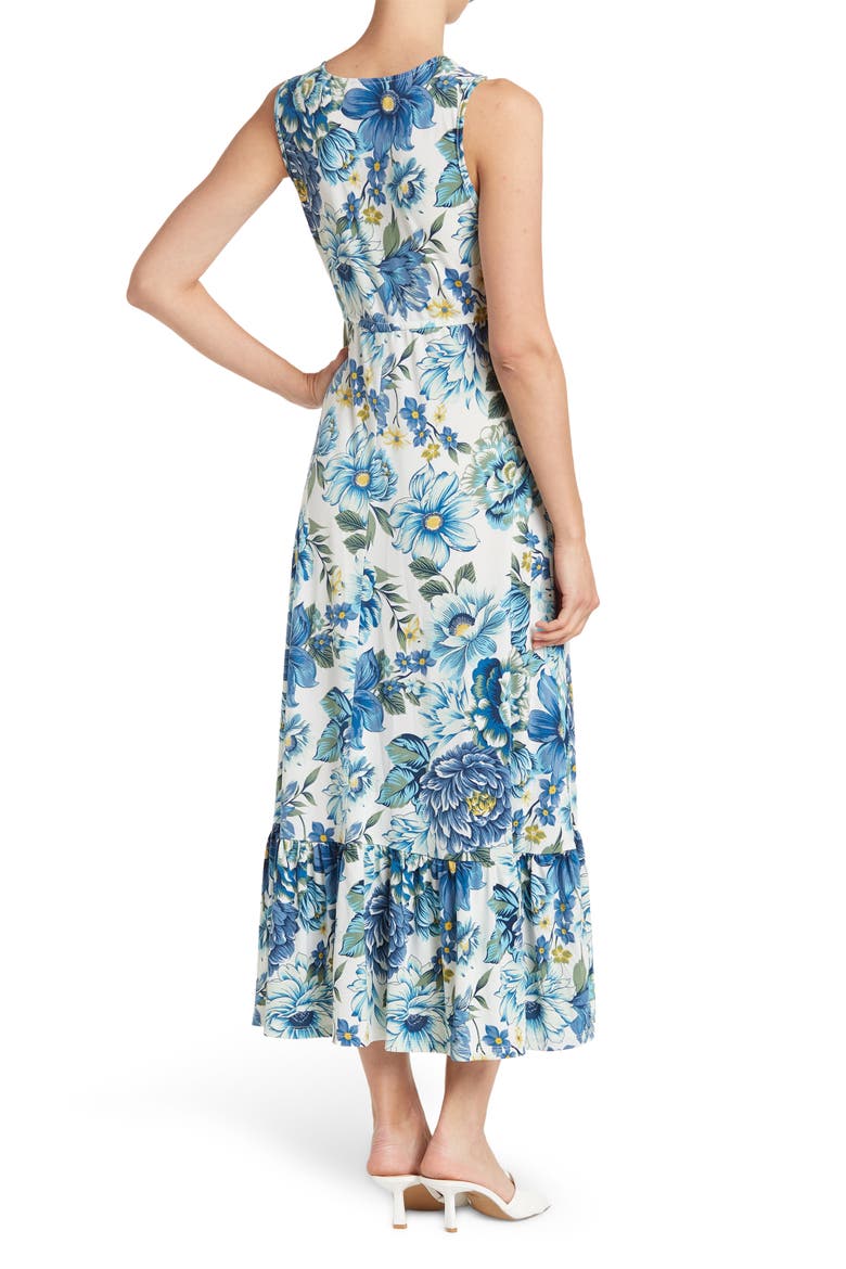 Love By Design Alba Sleeveless Tiered Maxi Dress, Alternate, color, ART NOUVEAU NATURAL