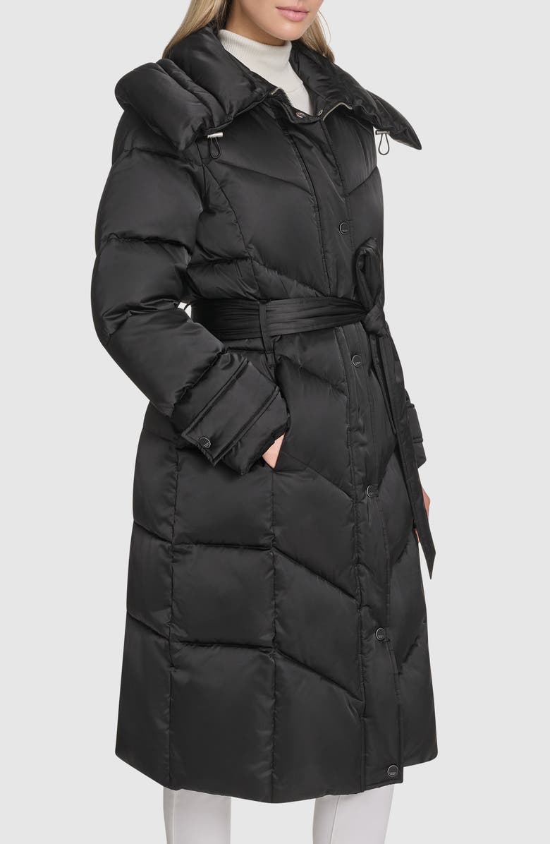 Andrew Marc Palmer Belter Puffer Coat, Alternate, color, Black