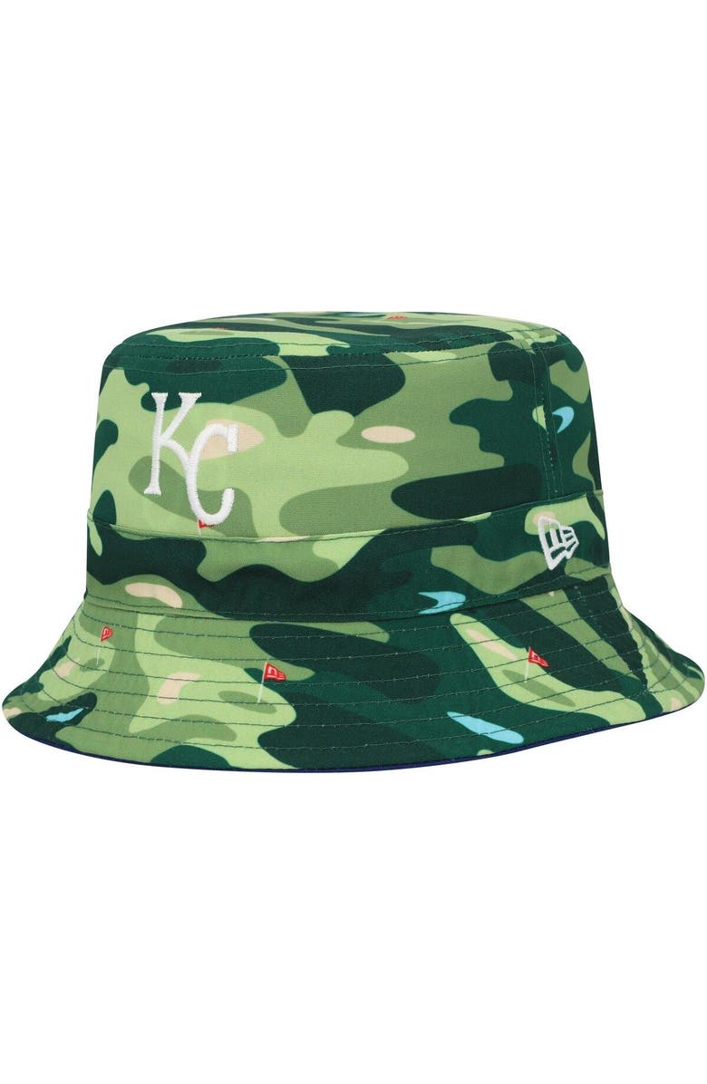 New Era Men's New Era Royal Kansas City Royals Reverse Bucket Hat, Alternate, color, 