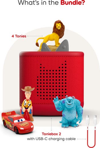 Toniebox 2 Playtime Set & Disney<sup>®</sup> & Pixar Character Bundle Set
