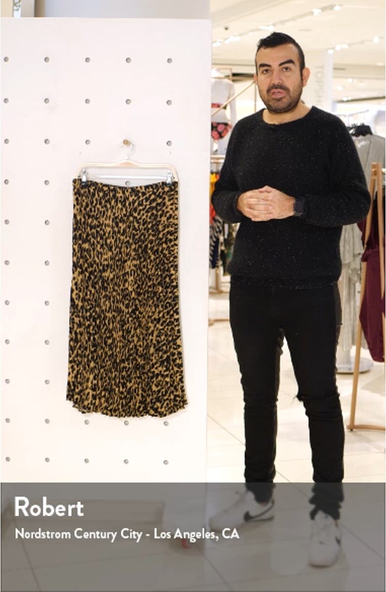 Pleated Midi Skirt, sales video thumbnail