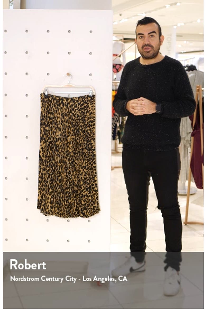 Pleated Midi Skirt video