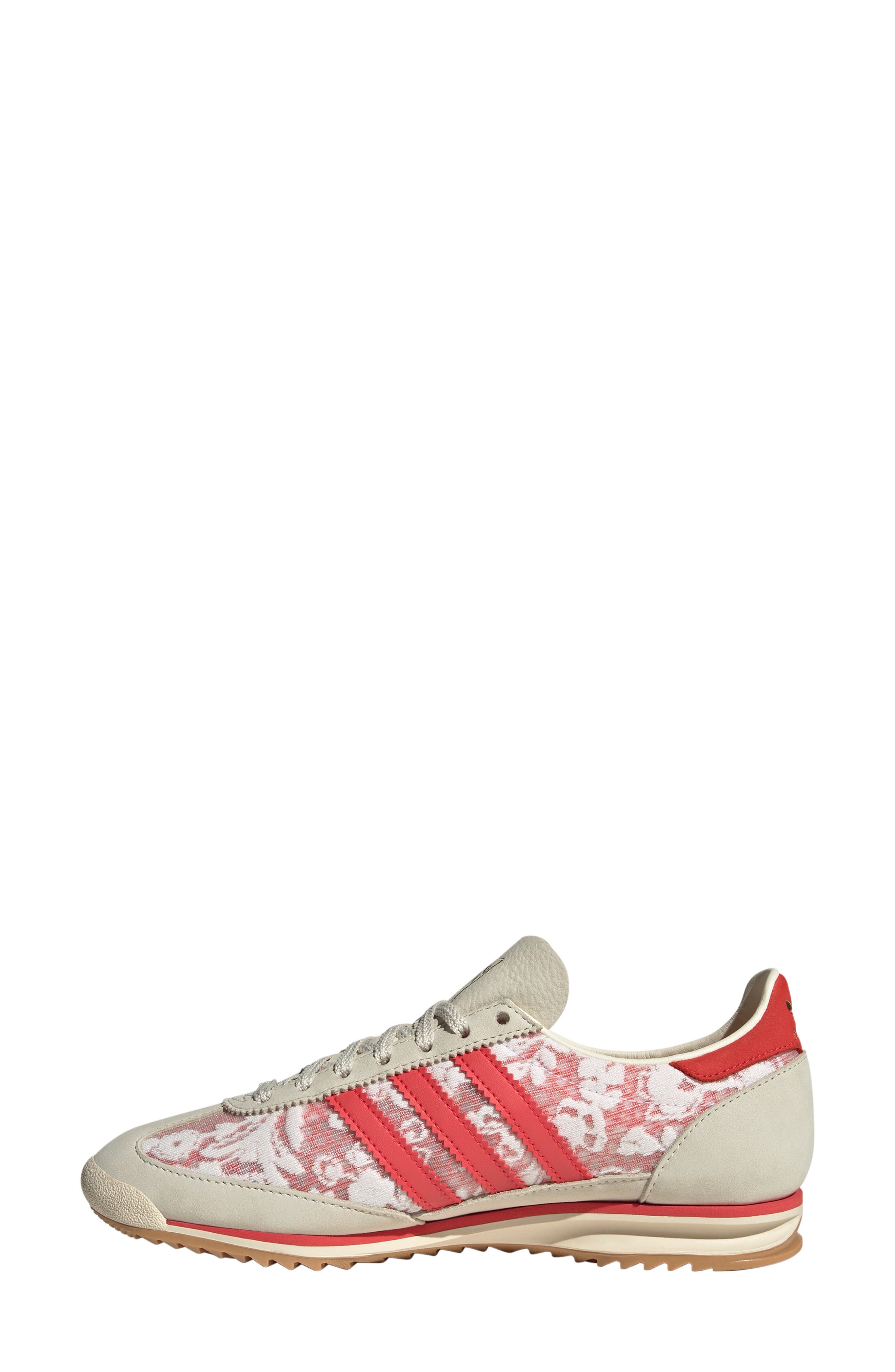 adidas x Liberty London SL 72 OG Sneaker, Alternate, color, White/ Cream White/ Scarlet