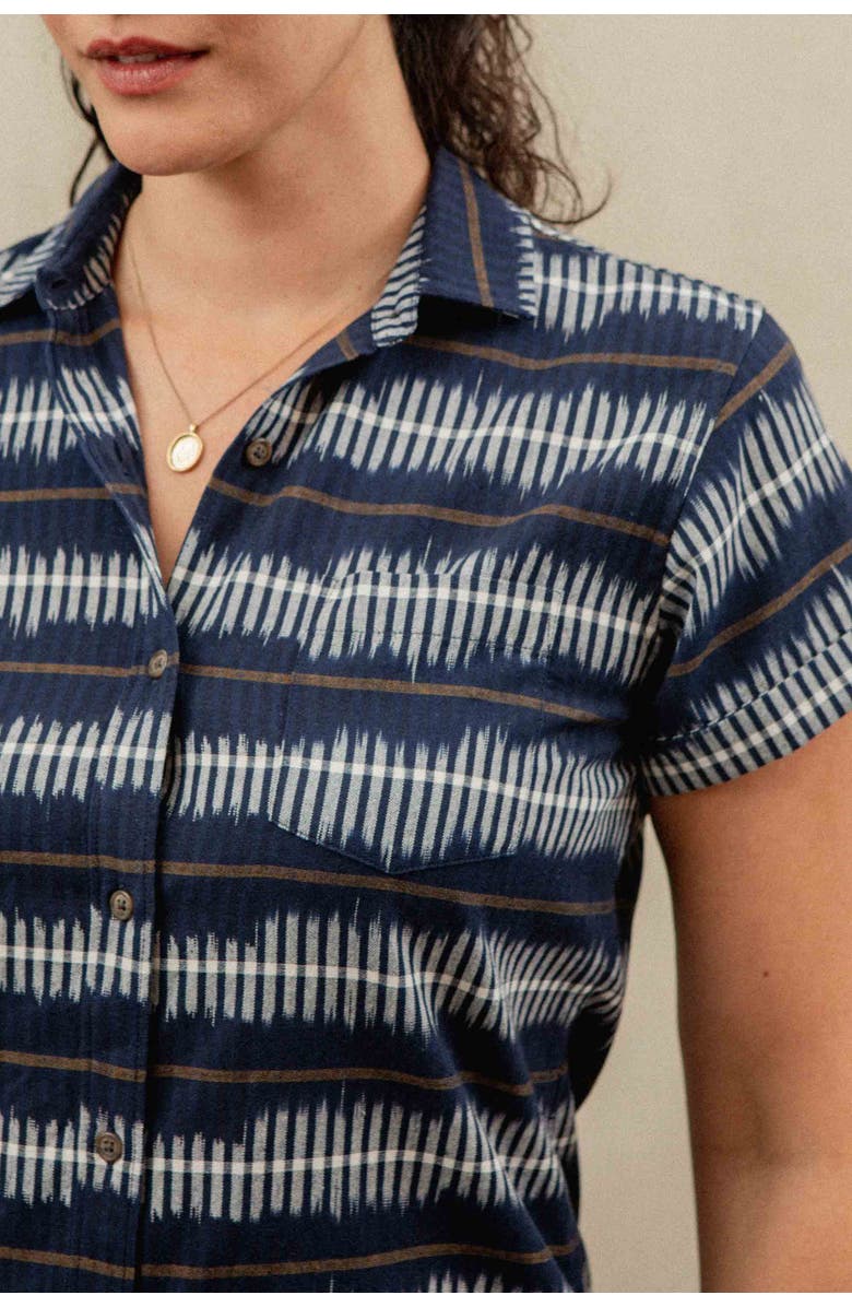 Bridge & Burn Loren Shirt Dress, Alternate, color, Dusk Mirage