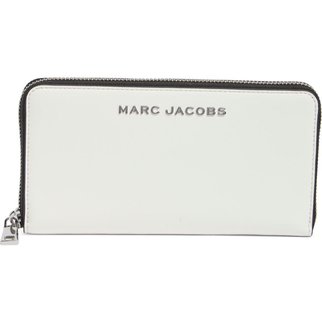 Marc Jacobs Continental Zip Wallet In Cotton