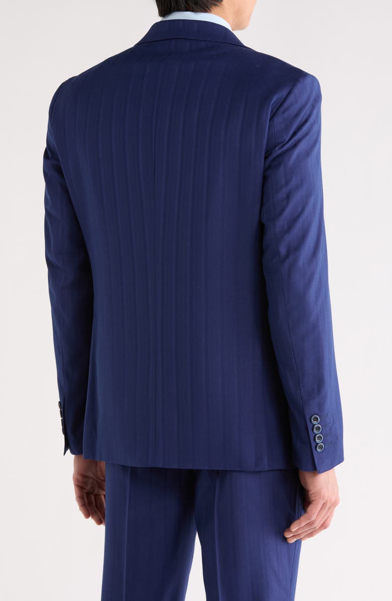 Tahari Slim Fit Blazer, Alternate, color, Navy