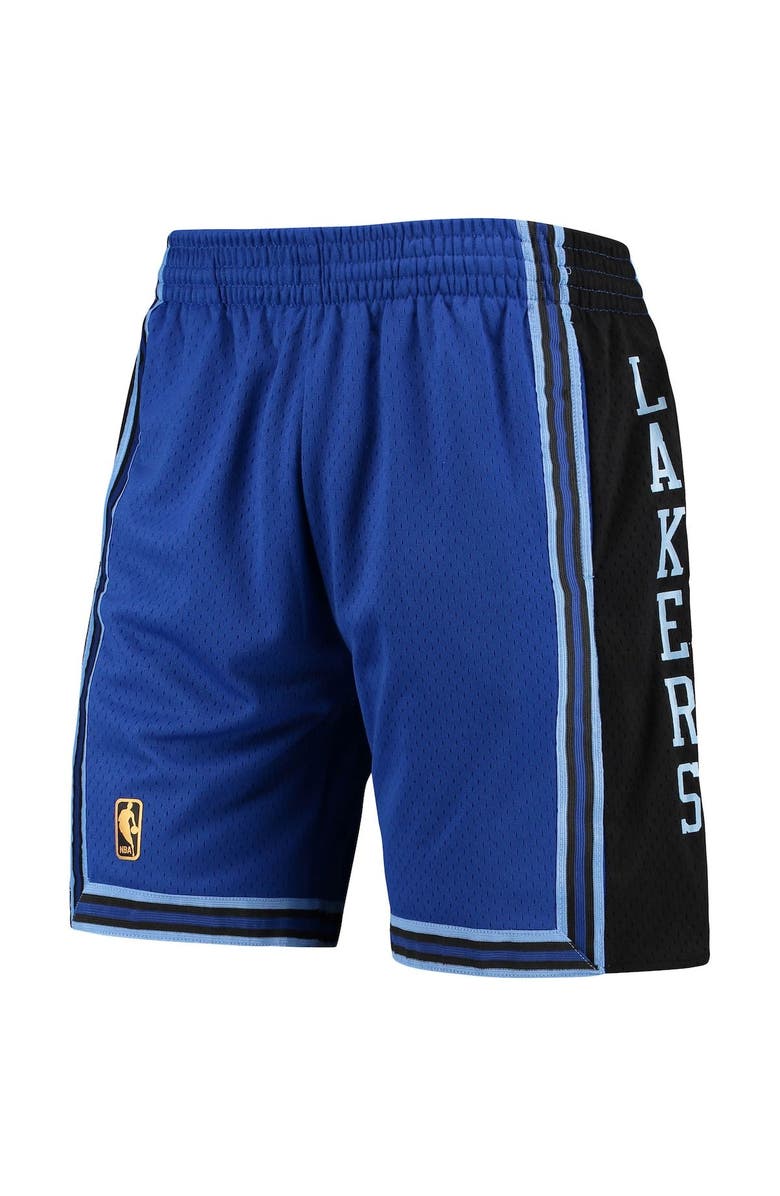 Mitchell & Ness Men's Mitchell & Ness Royal Los Angeles Lakers Hardwood Classics Reload Swingman Shorts, Alternate, color,