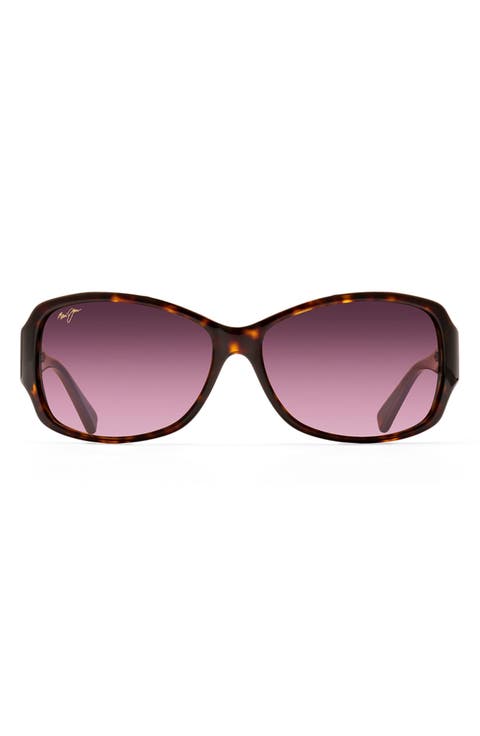 Nalani 61mm Polarized Square Sunglasses