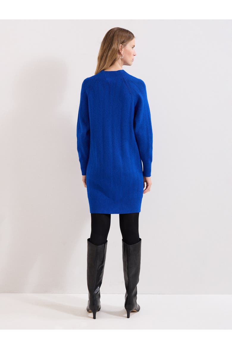 Eleana Textured Dress, Alternate, color, Blue