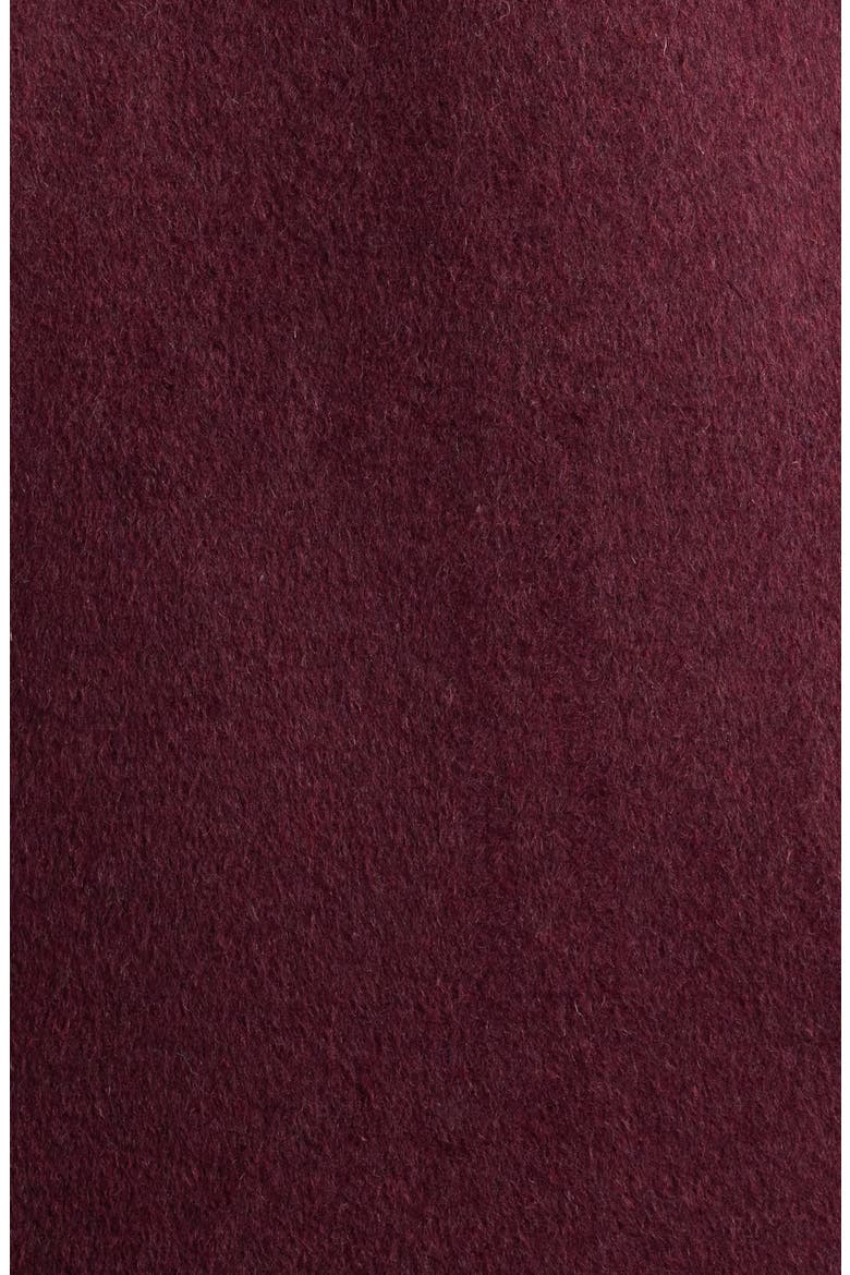 Wool Blend Coat, Alternate, color, CHERRY LACQUER