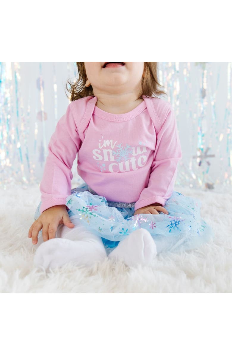 Sweet Wink Snow Cute Long Sleeve Bodysuit, Alternate, color, 