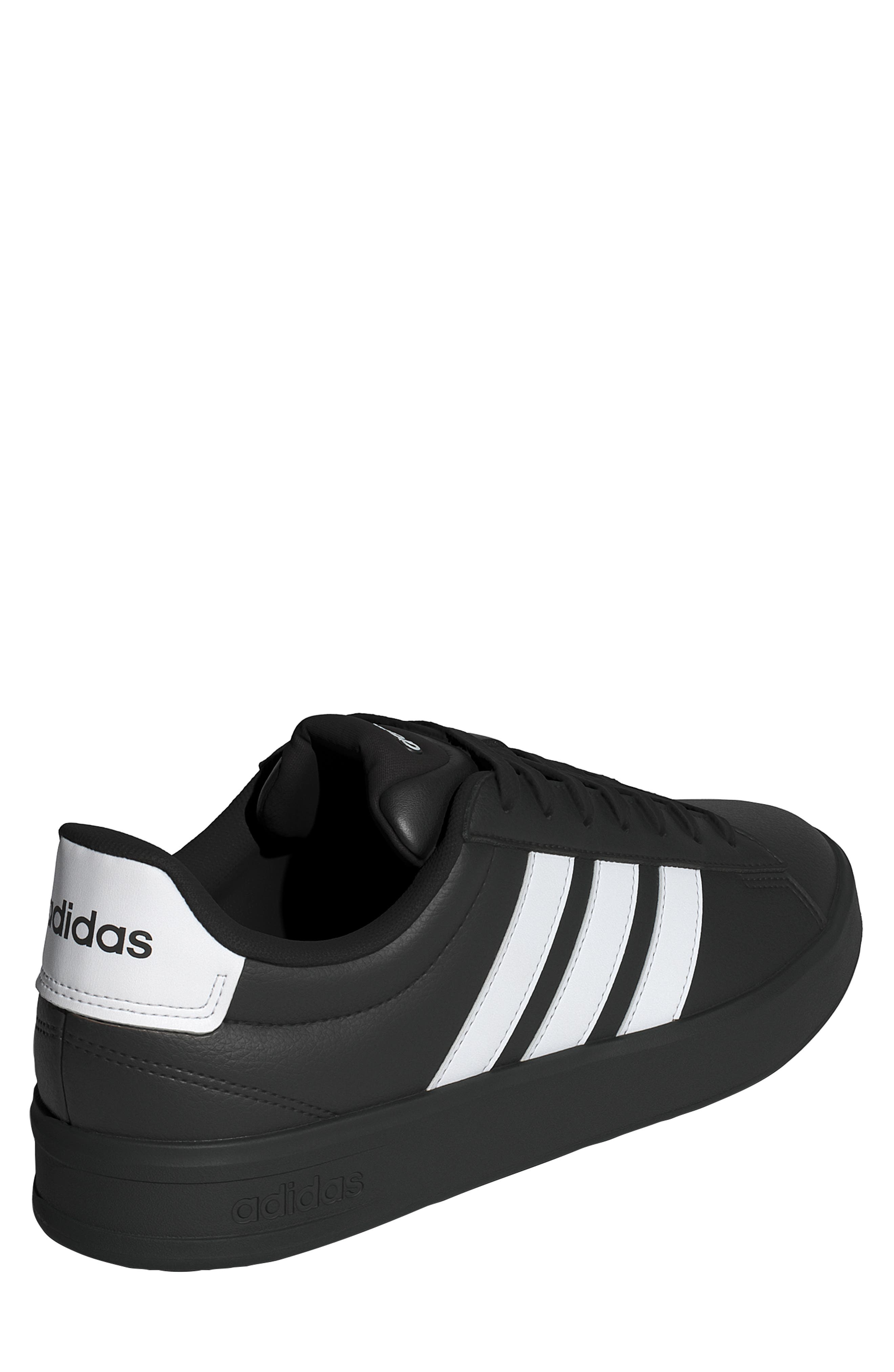 adidas Grand Court 3.0 Sneaker, Alternate, color, Core Black/ White/ White
