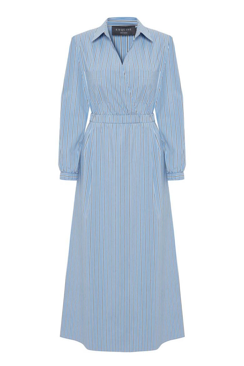 Adelyn Midi Dress, Alternate, color, Blue