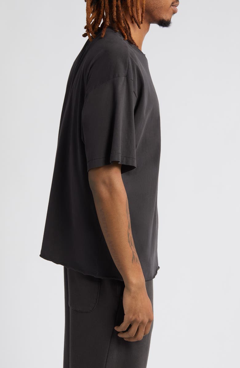 Elwood Core Oversize Crop Cotton T-Shirt, Alternate, color, Black