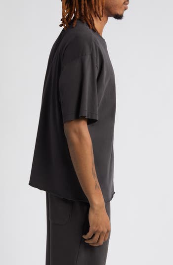 Core Oversize Crop Cotton T-Shirt