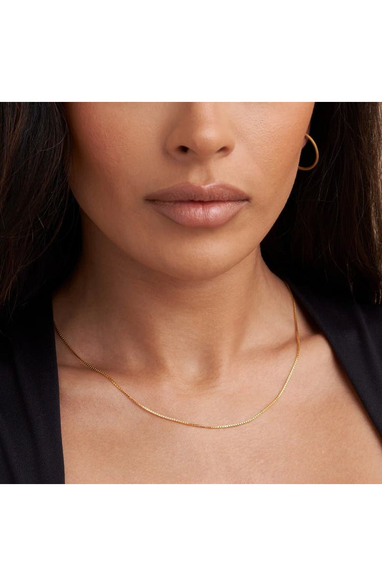 7879 Box Chain Necklace, Alternate, color, Gold 24K