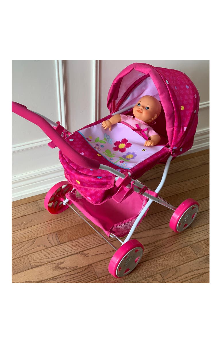 509 Garden Pram N Doll Set, Alternate, color, Pink