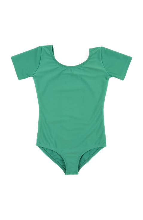 Girls Short Sleeve Leotard