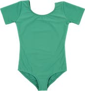 Leveret Girls Short Sleeve Leotard