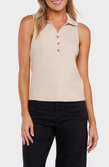 matty m. Eliza Polo Tank Top
