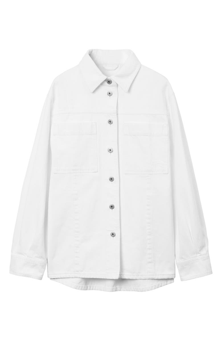 Burberry Benssen Denim Overshirt, Alternate, color,
