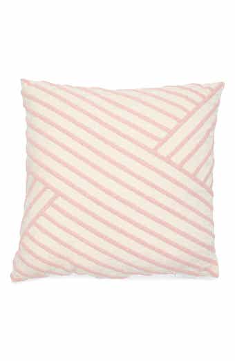Tahari Asymmetrical Stripe Bouclé Accent Pillow