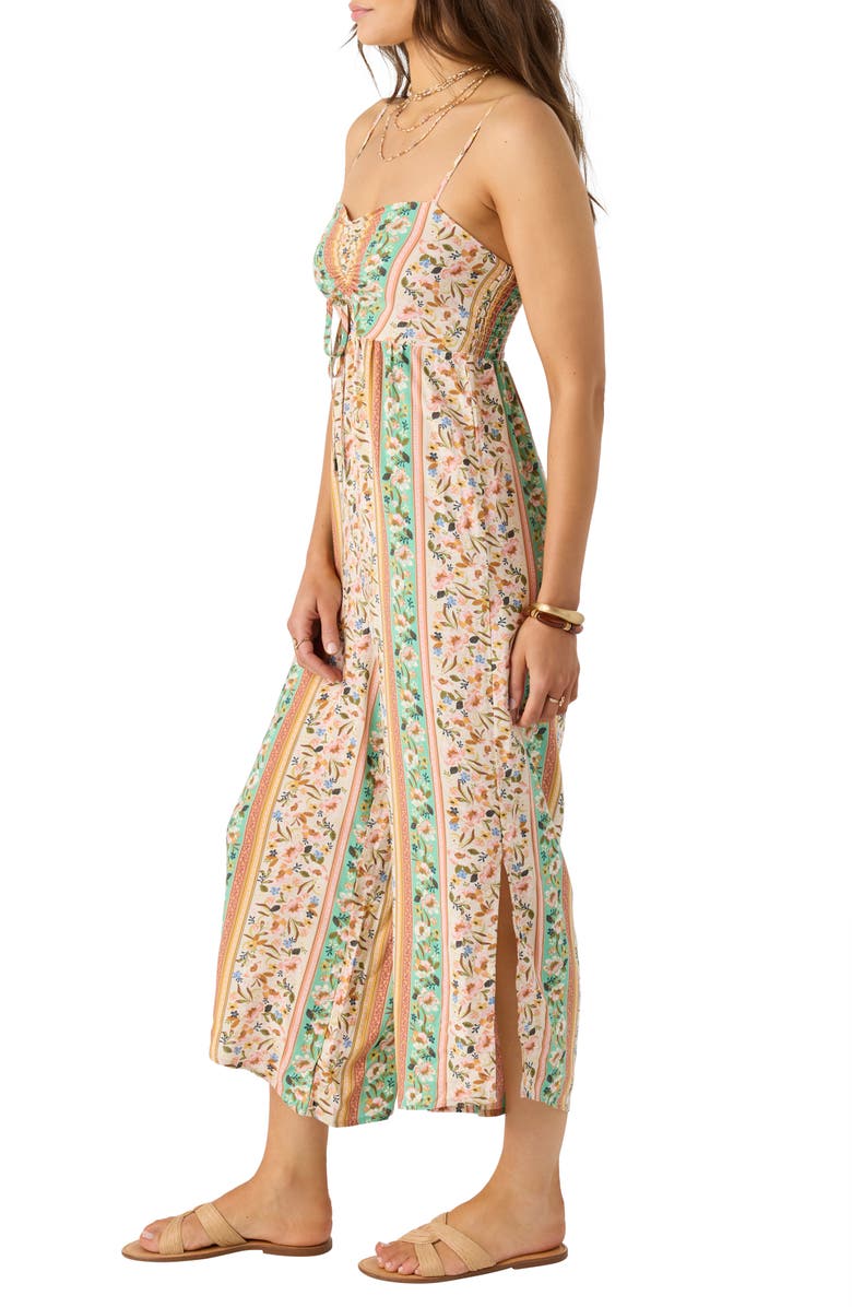 O'Neill Keiko Cora Floral Cutout Wide Leg Jumpsuit, Alternate, color, 