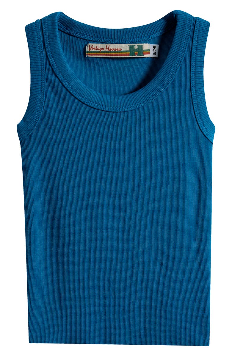 Vintage Havana Kids' Rib Knit Tank Top, Main, color, Cosmic Blue