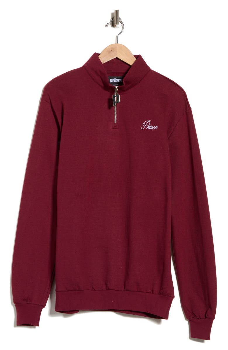 Prince Fleece Quarter Zip Sweatshirt, Main, color, Brown