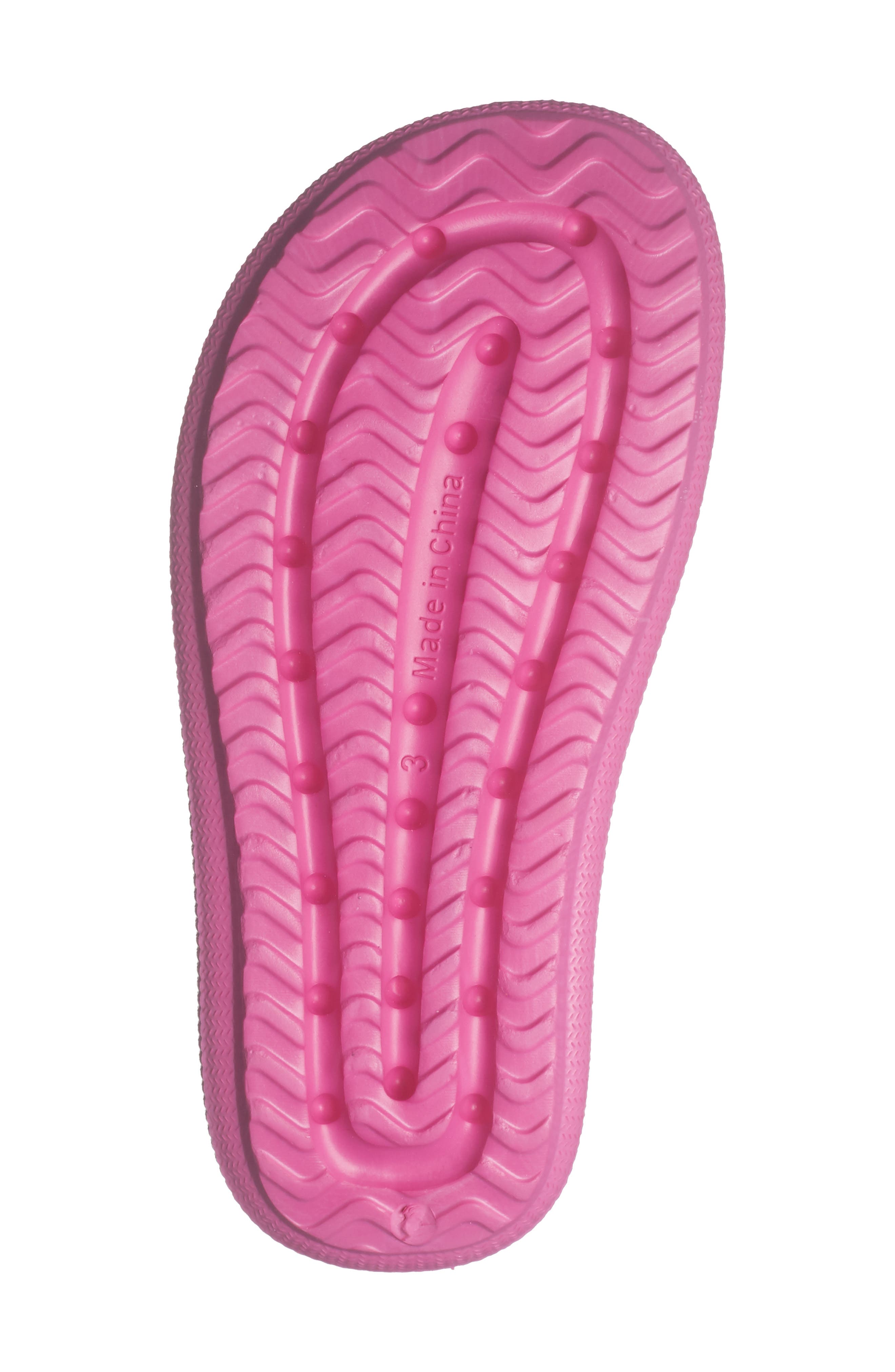 bebe Kids' Logo Accent Platform Slide Sandal, Alternate, color, 
