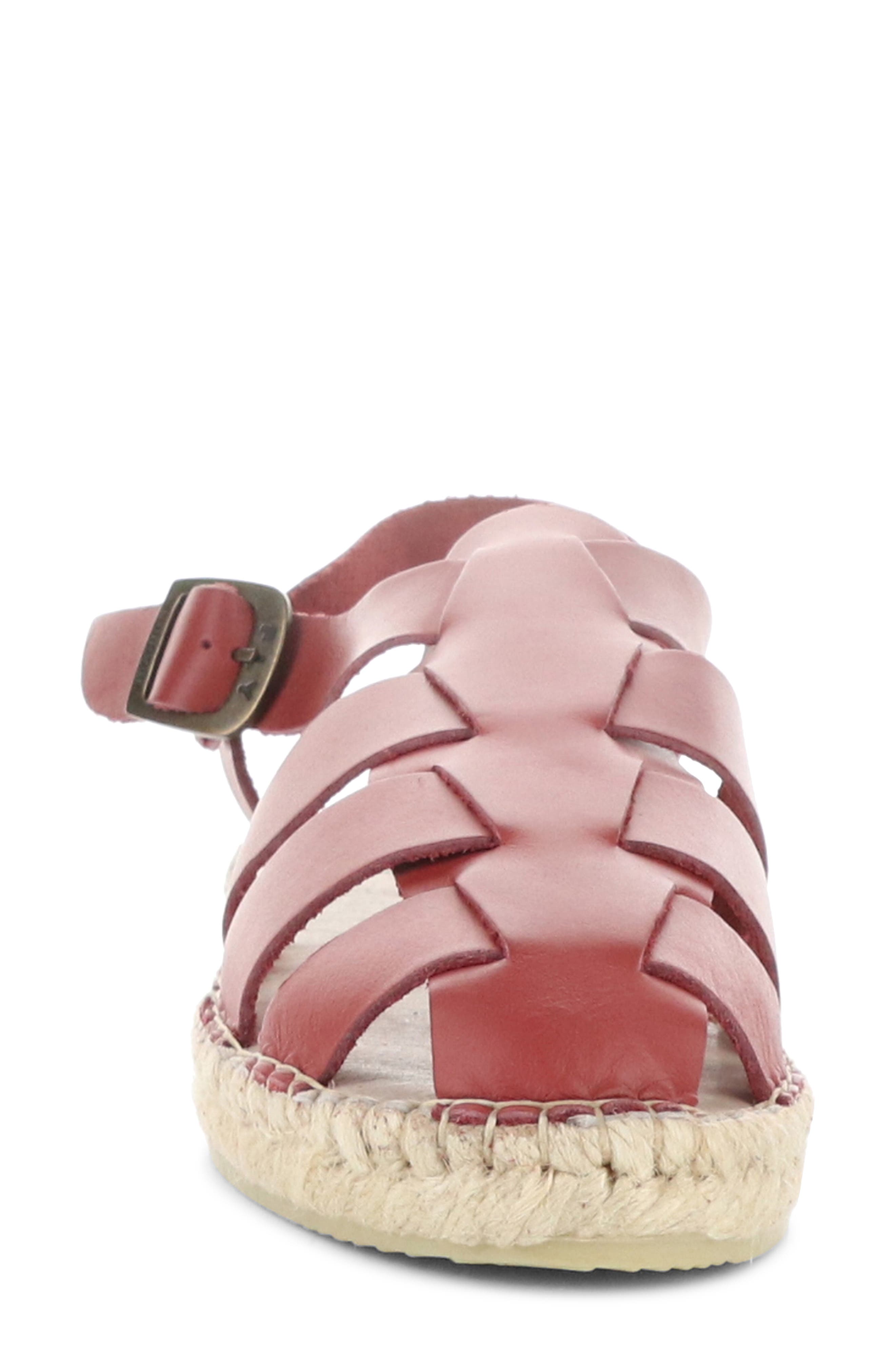 Sowa Fisherman Sandal, Alternate, color, INTENSE RUST