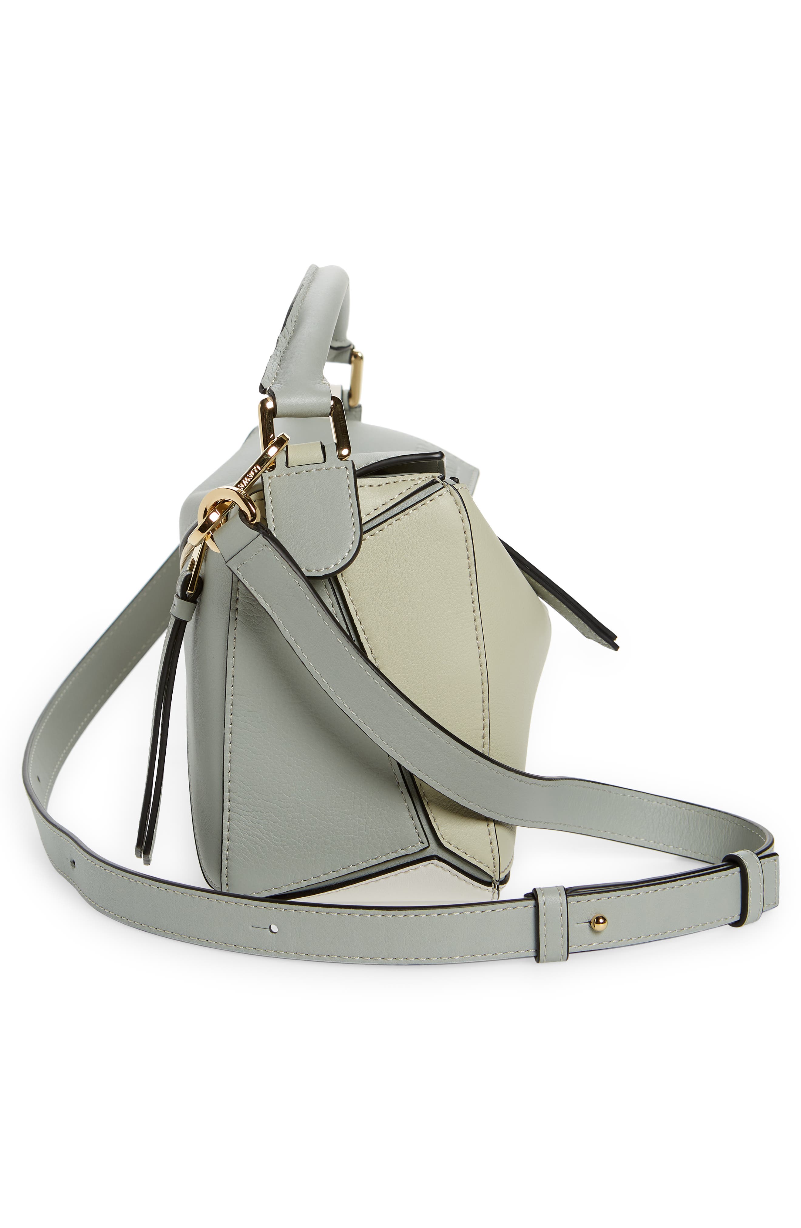 Loewe Small Puzzle Leather Bag, Alternate, color, 
