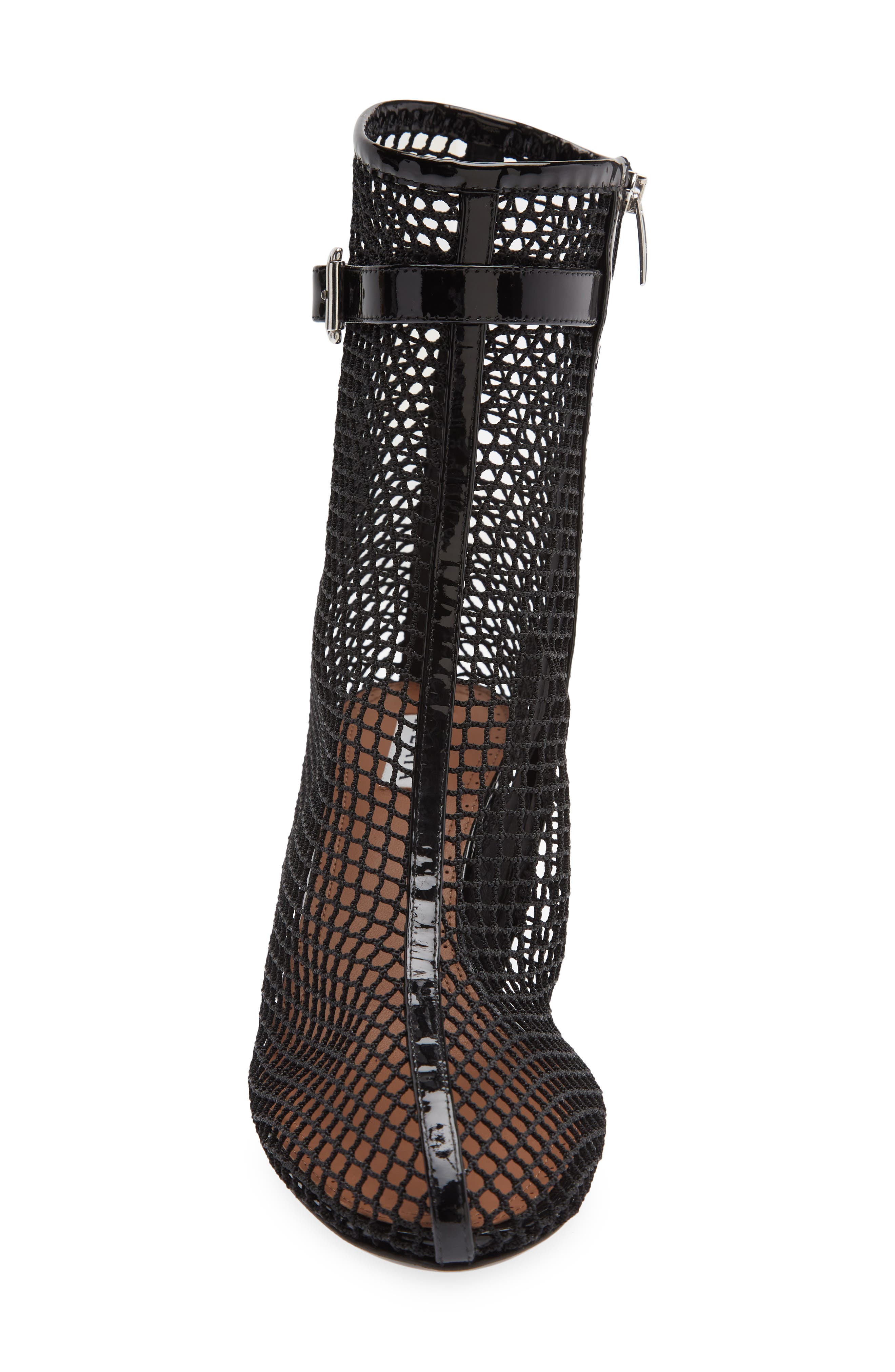 Fishnet Bootie, Alternate, color, NOIR