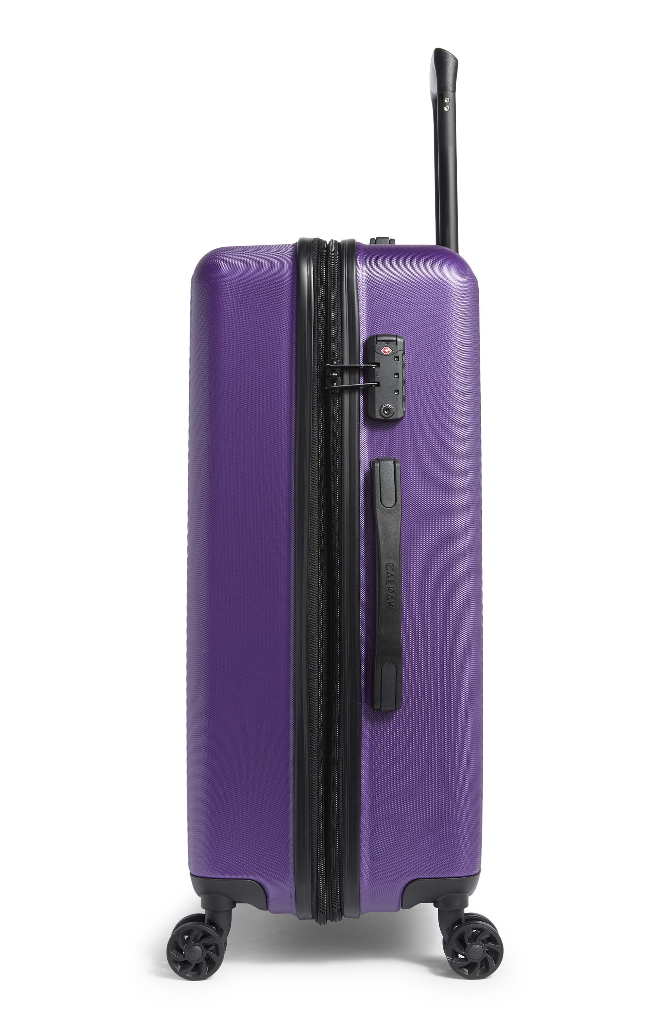 CALPAK Malden 24-Inch Hardside Expandable Spinner Suitcase, Alternate, color, Violet