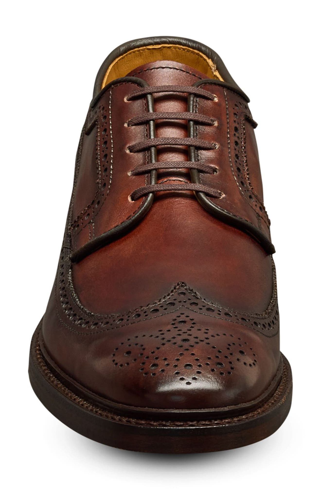 Mason Reserve Wingtip Derby Dress Shoe, Alternate, color, CHILI