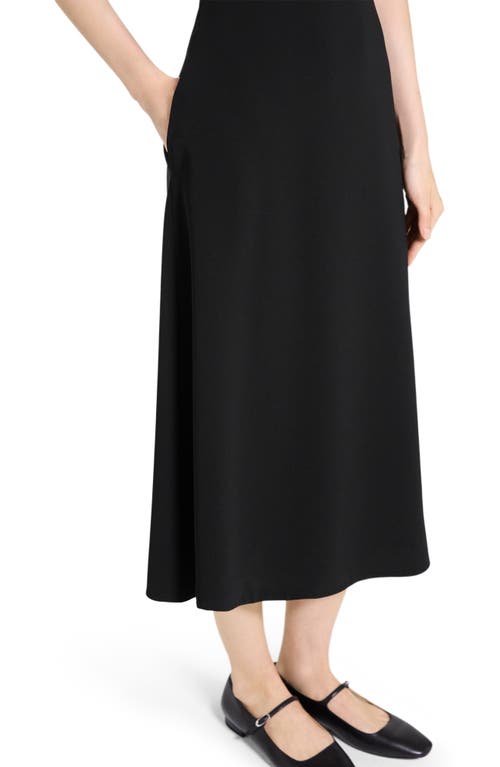 Theory Sleeveless A-line Midi Dress In Black