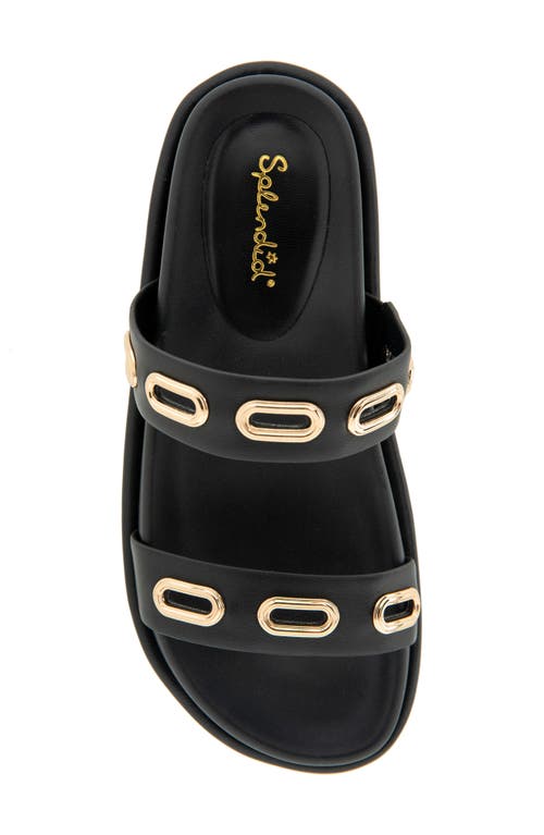 Splendid Carmen Slide Sandal In Black